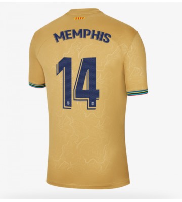 Barcelona Memphis Depay #14 Bortedrakt 2022-23 Kortermet